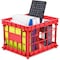 Storex Standard Crate, 14-1/4"x17-1/4"x11", Bright/Assorted PK STX61473U03C - alternate 3
